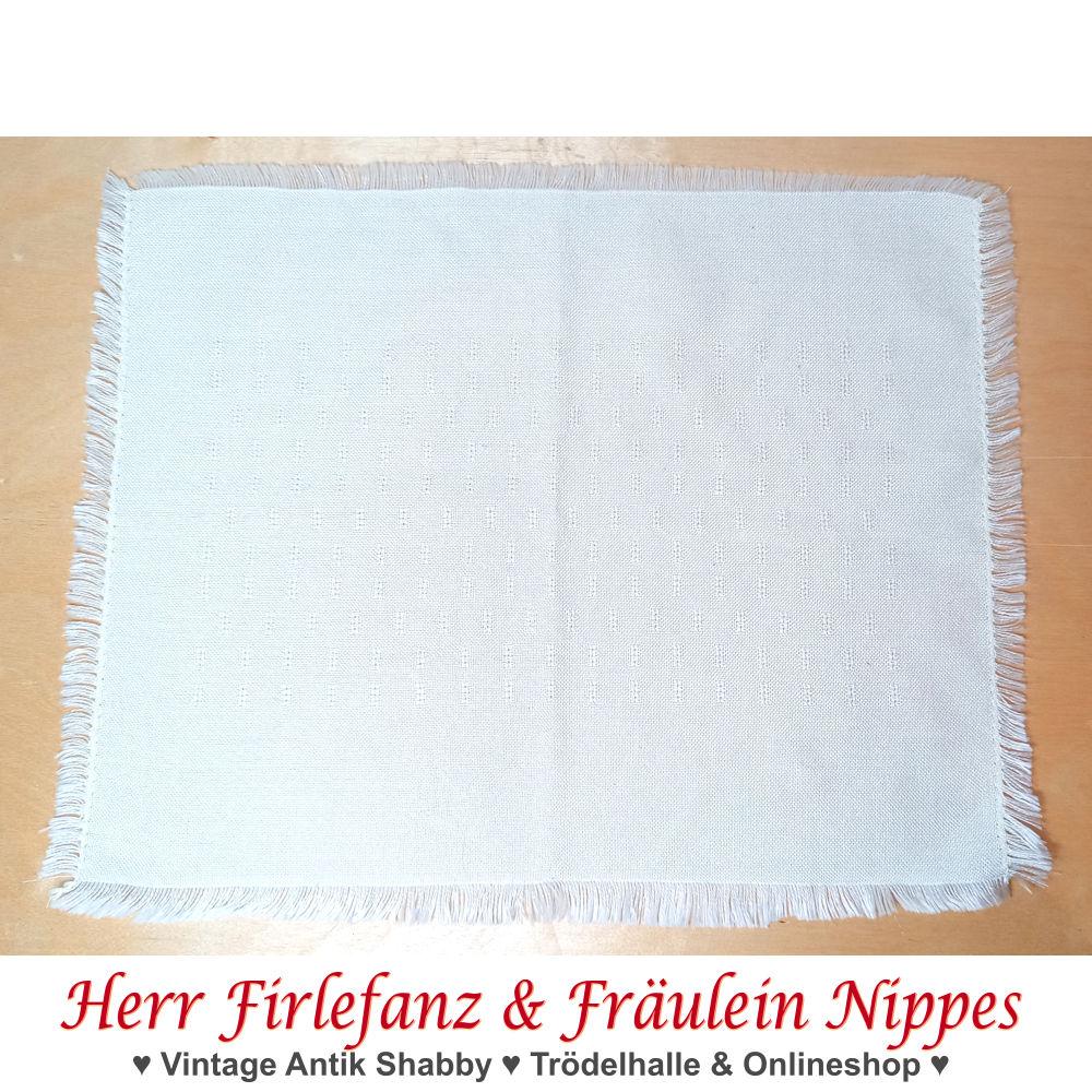 Deckchen creme 45x32cm